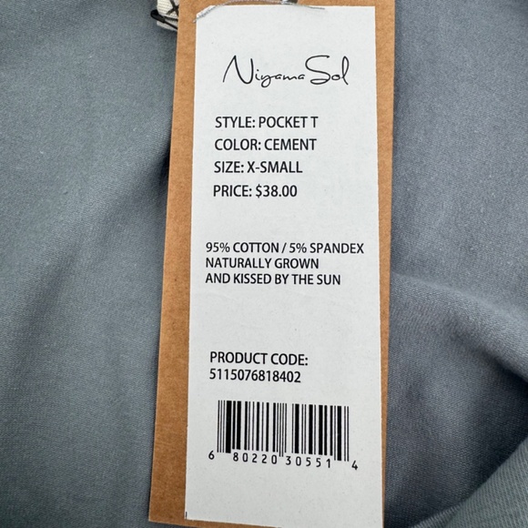 Niyama Sol Gray Short Sleeve Tee - Picture 6 of 9